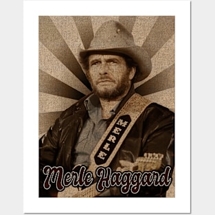 Vintage Classic Merle Haggard Posters and Art